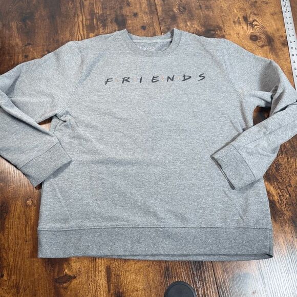 Friends Television‎ Series Sweatshirt XS Gray Jerry Leigh Designs Crew - Picture 1 of 5
